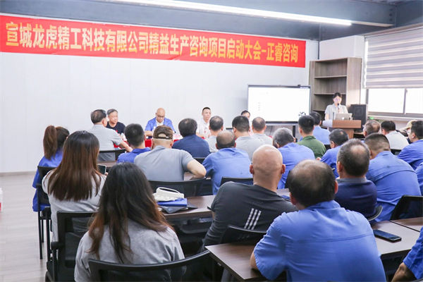 宣城龍虎精工科技有限公司精益生產咨詢項目啟動 宣城龍虎精工科技有限公司精益生產咨詢項目啟動