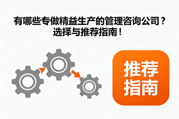 精益生產(chǎn)：有哪些專(zhuān)做精益生產(chǎn)的管理咨詢(xún)公司？選擇與推薦指南！