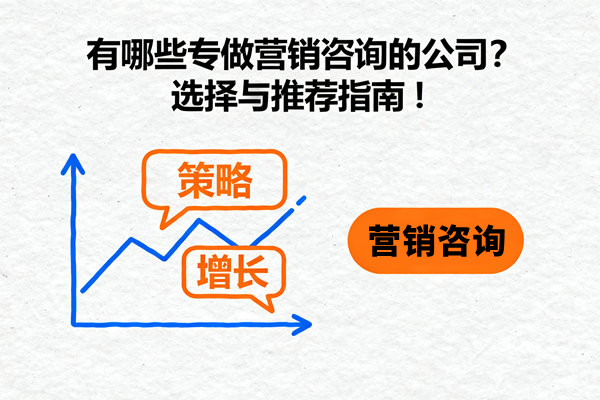 營(yíng)銷(xiāo)管理：有哪些專(zhuān)做營(yíng)銷(xiāo)咨詢(xún)的公司？選擇與推薦指南！