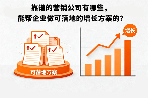 靠譜的營(yíng)銷公司有哪些，能幫企業(yè)做可落地的增長(zhǎng)方案的？
