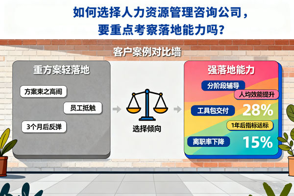 如何選擇人力資源管理咨詢公司，要重點考察落地能力嗎？
